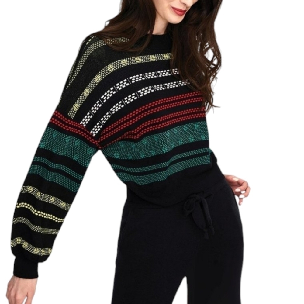 525 America Green Red Yellow White Pullover Sweater - Picture 3 of 12